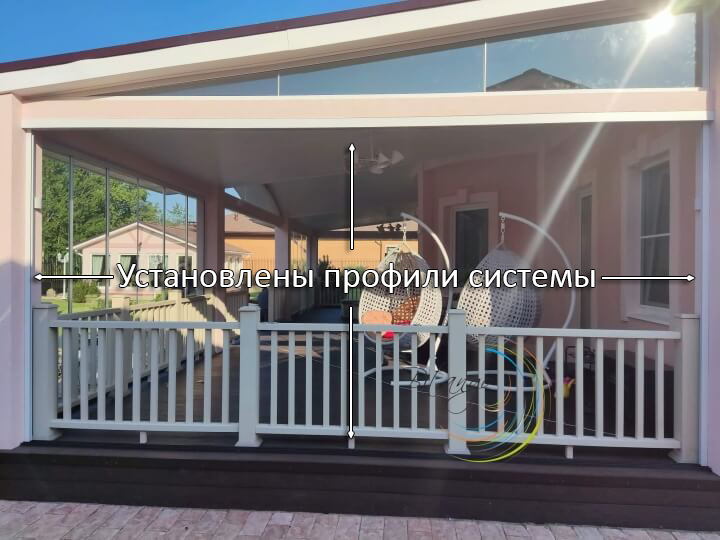 профили безрамного остекления Claroflex Slide